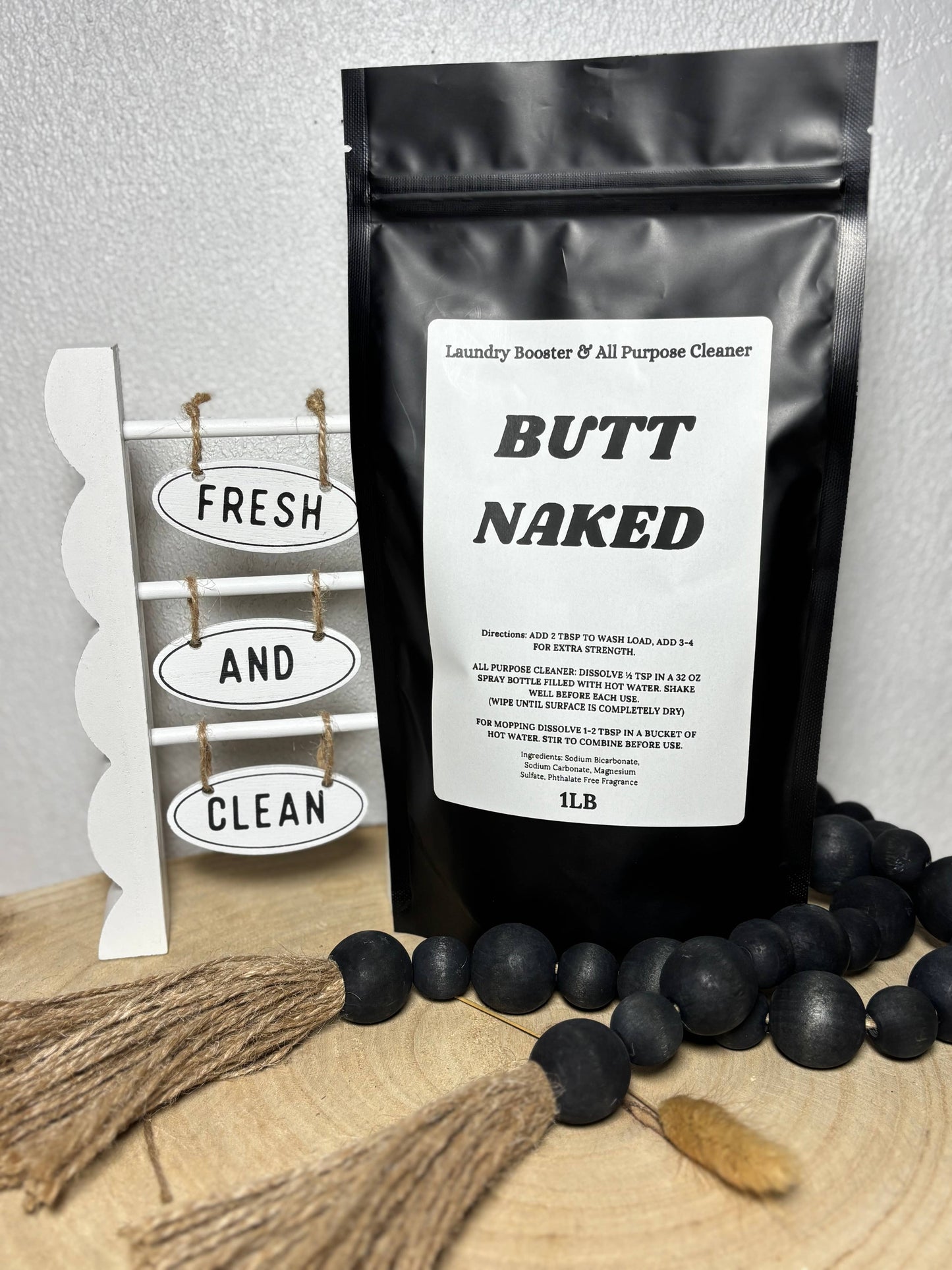 Butt Naked Laundry Powder & All Purpose Cleaner