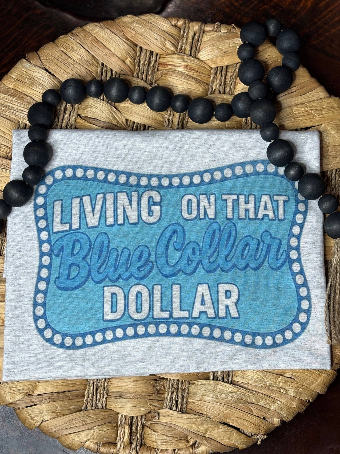 Living On That Blue Collar SUBLIMATION TEE