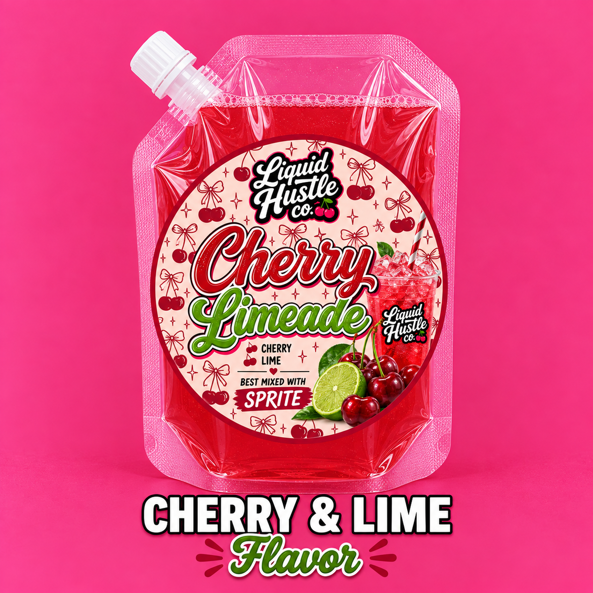 Cherry Limeade Dirty Soda Packet