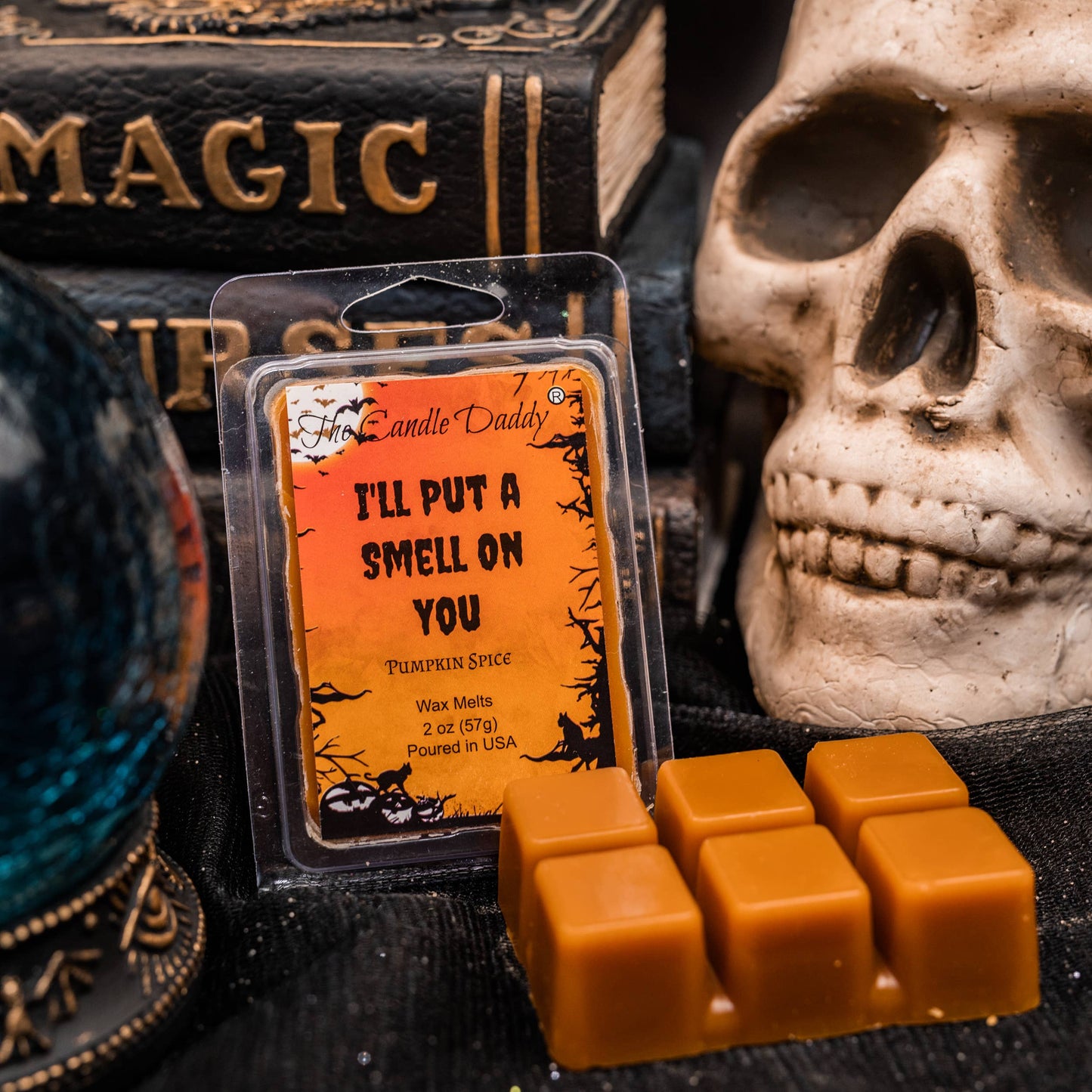 FUNNY FALL HALLOWEEN - I'LL PUT A "SMELL" ON YOU - WAX MELT