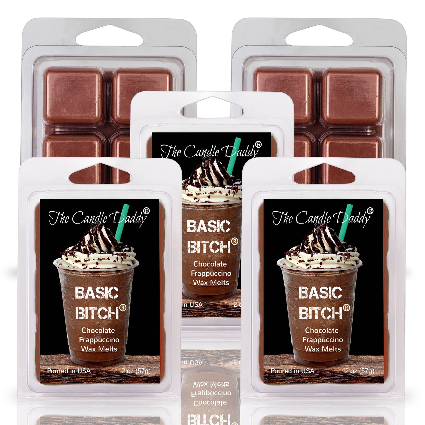 FUNNY FALL HALLOWEEN BASIC BITCH - CHOCOLATE FRAP WAX MELT