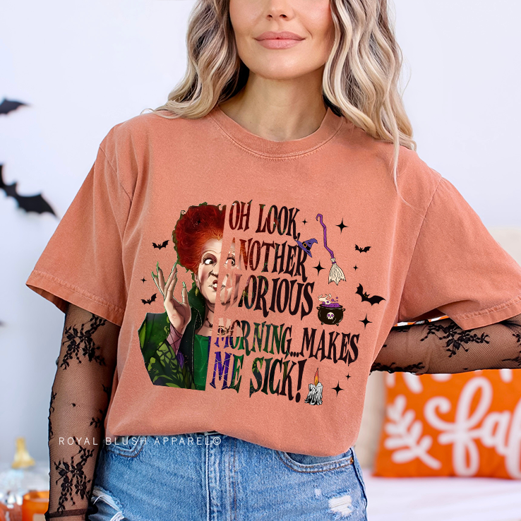 Oh Look Another Glorious Morning Full Color Transfer