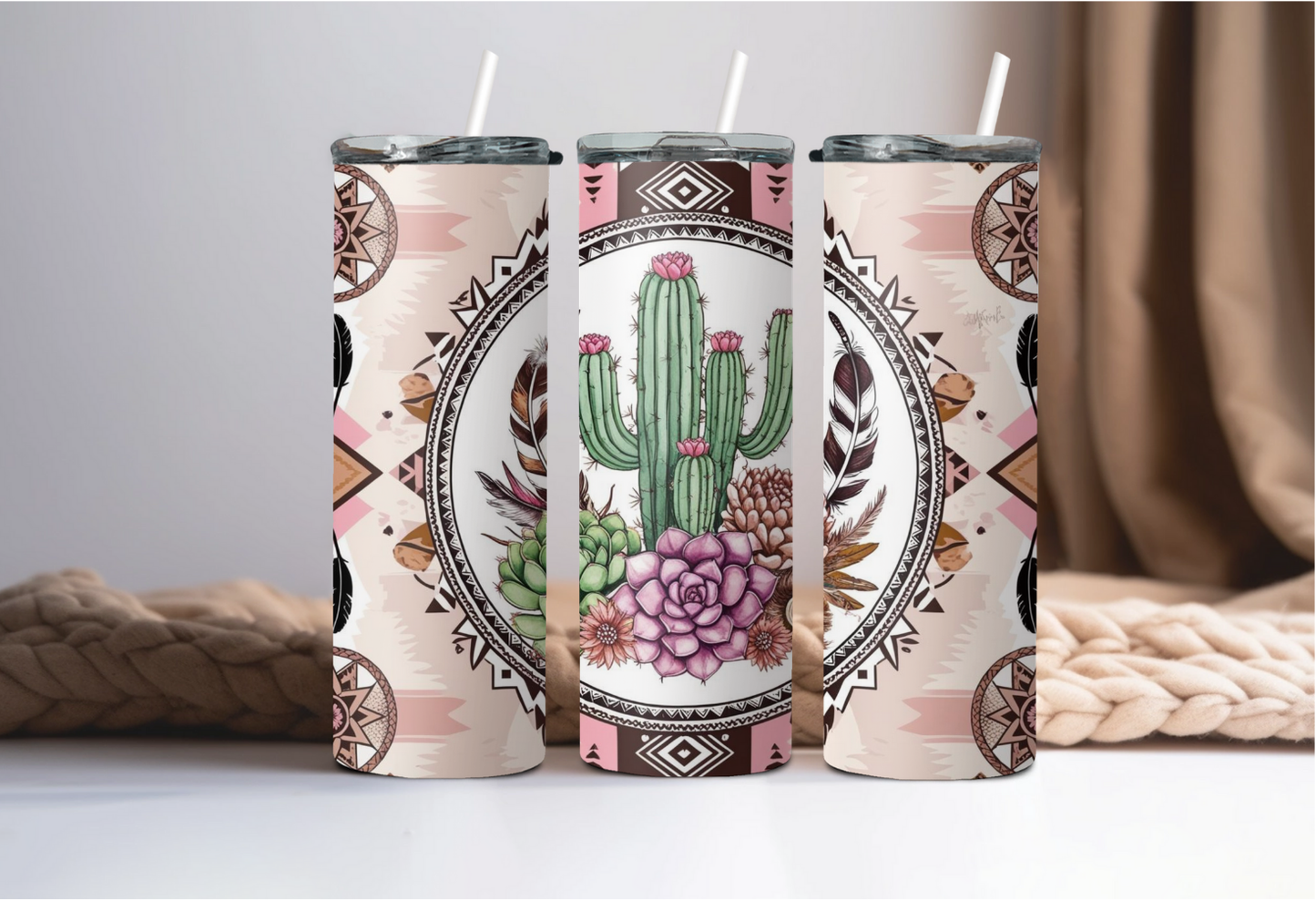 Western Cactus Tumbler