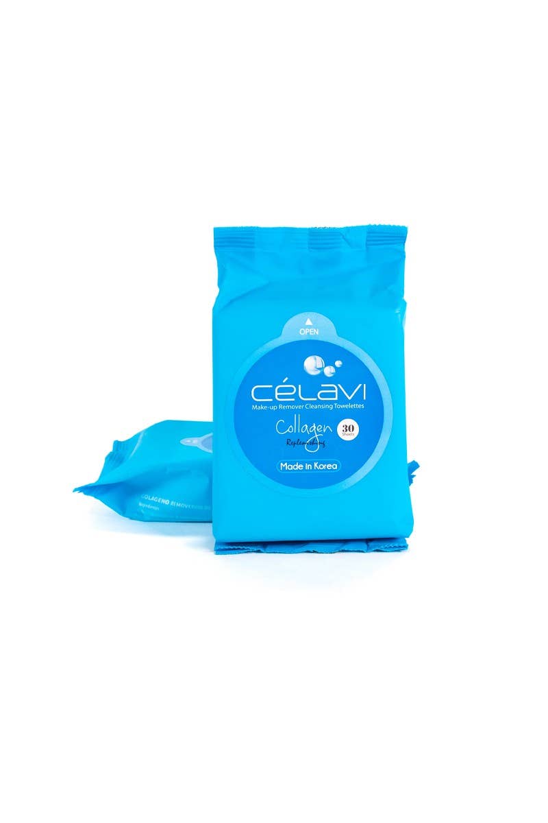 Celavi MT002 Collagen Makeup Cleansing Towelette - 6pc