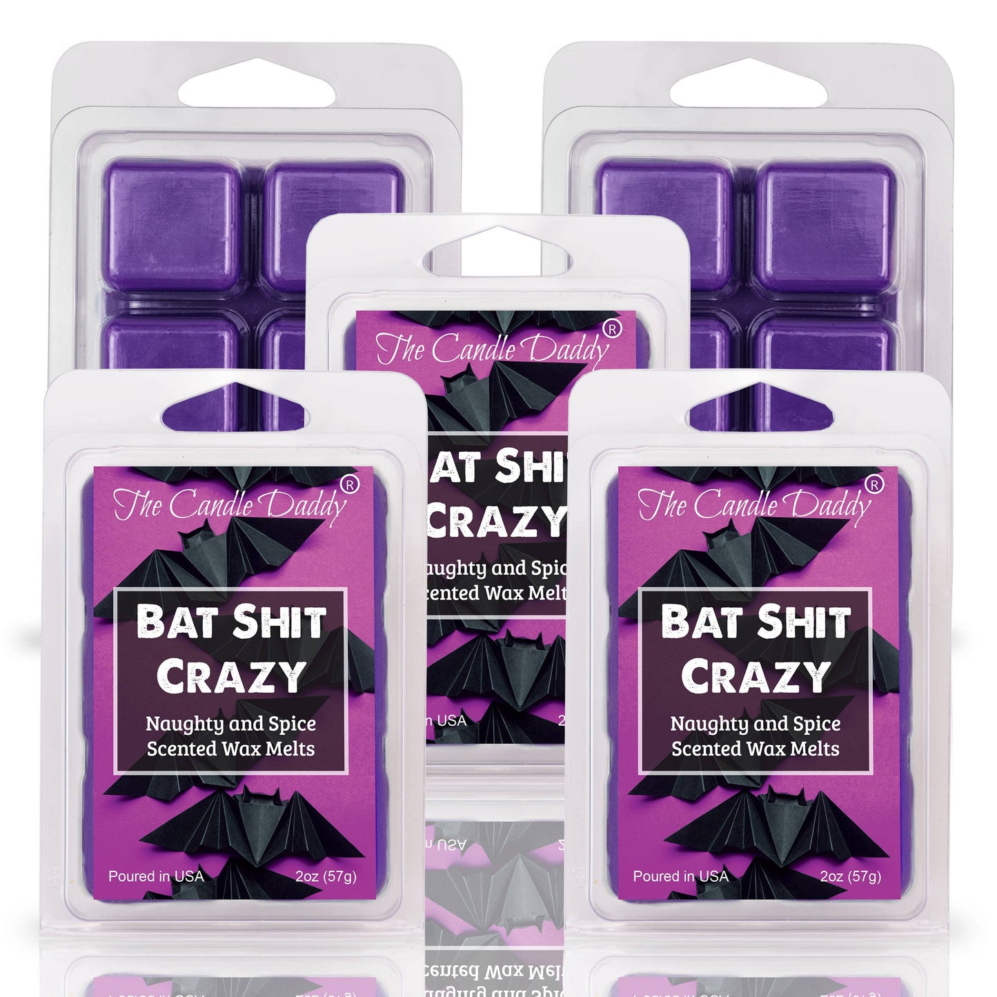 BAT SHIT CRAZY - NAUGHTY AND SPICE SCENTED WAX MELT