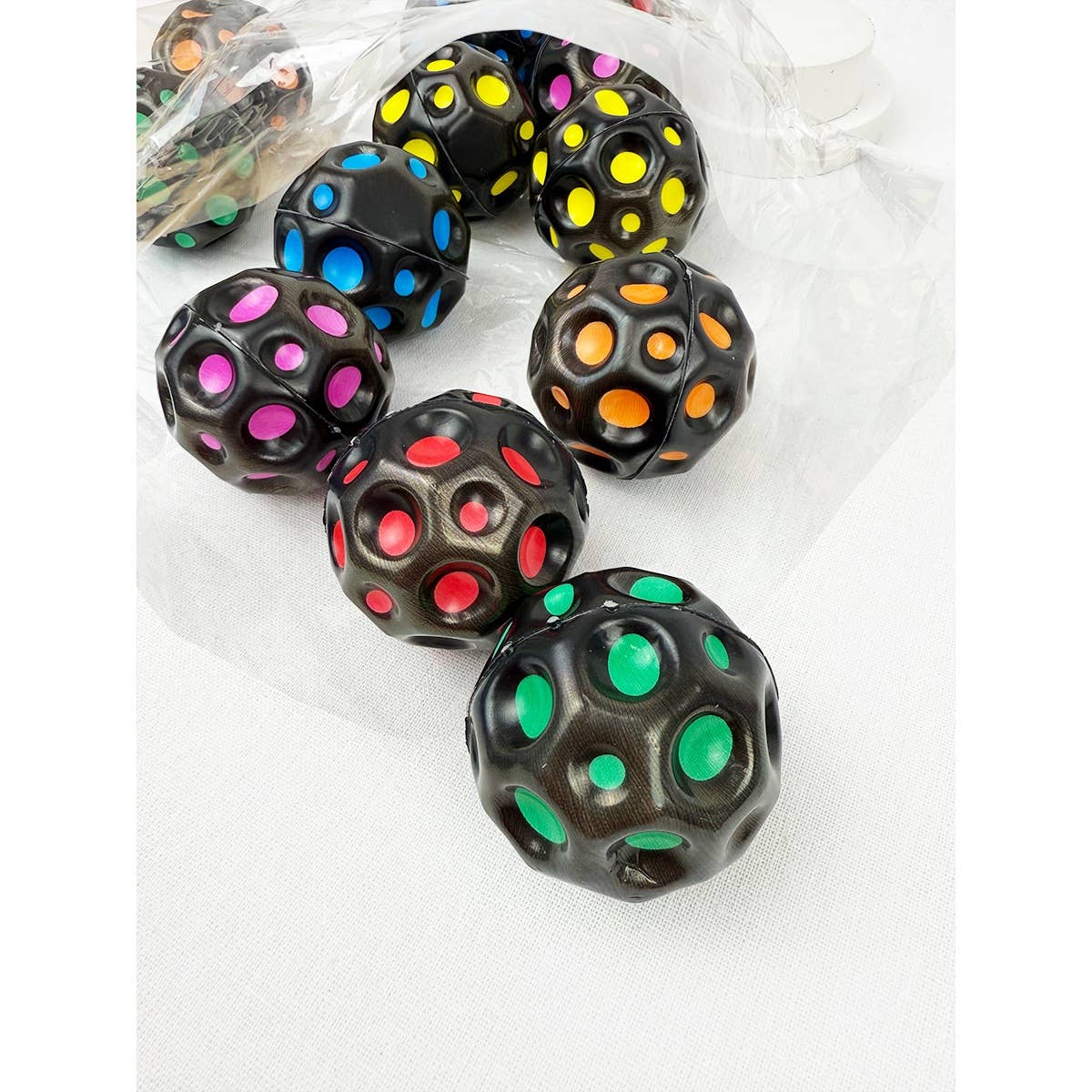 Black Tone Super High Bouncing Balls Toys