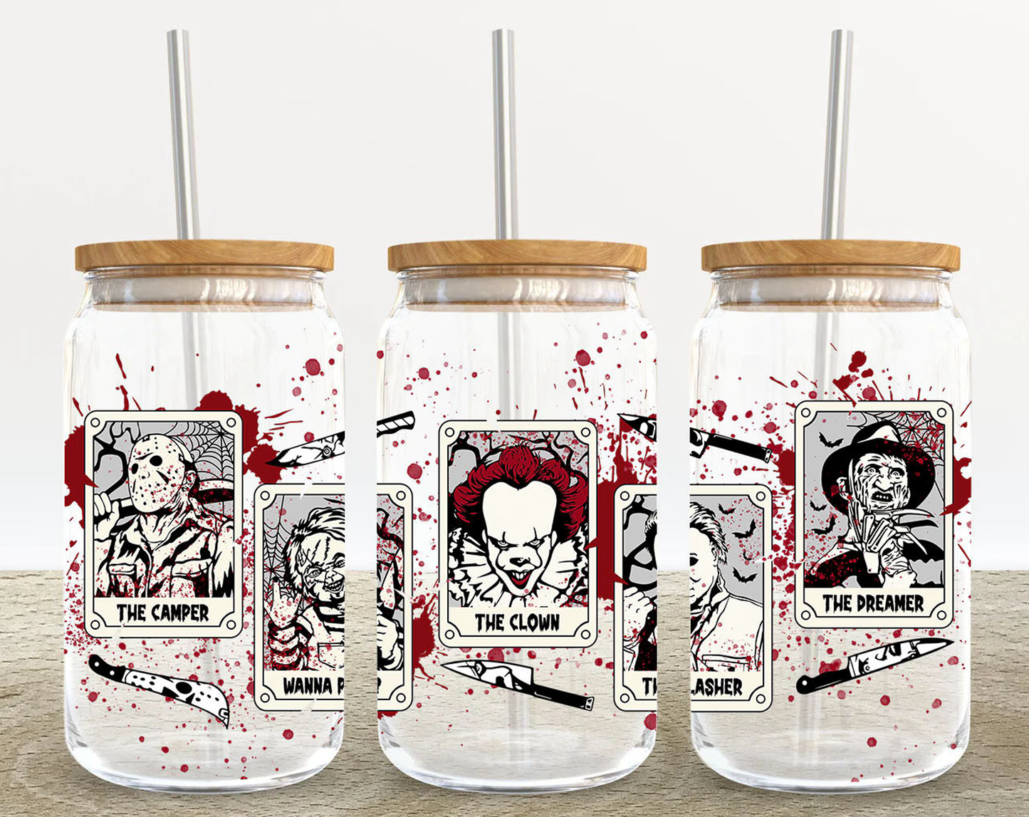 Blood Splatter Wrap UV DTF Sticker