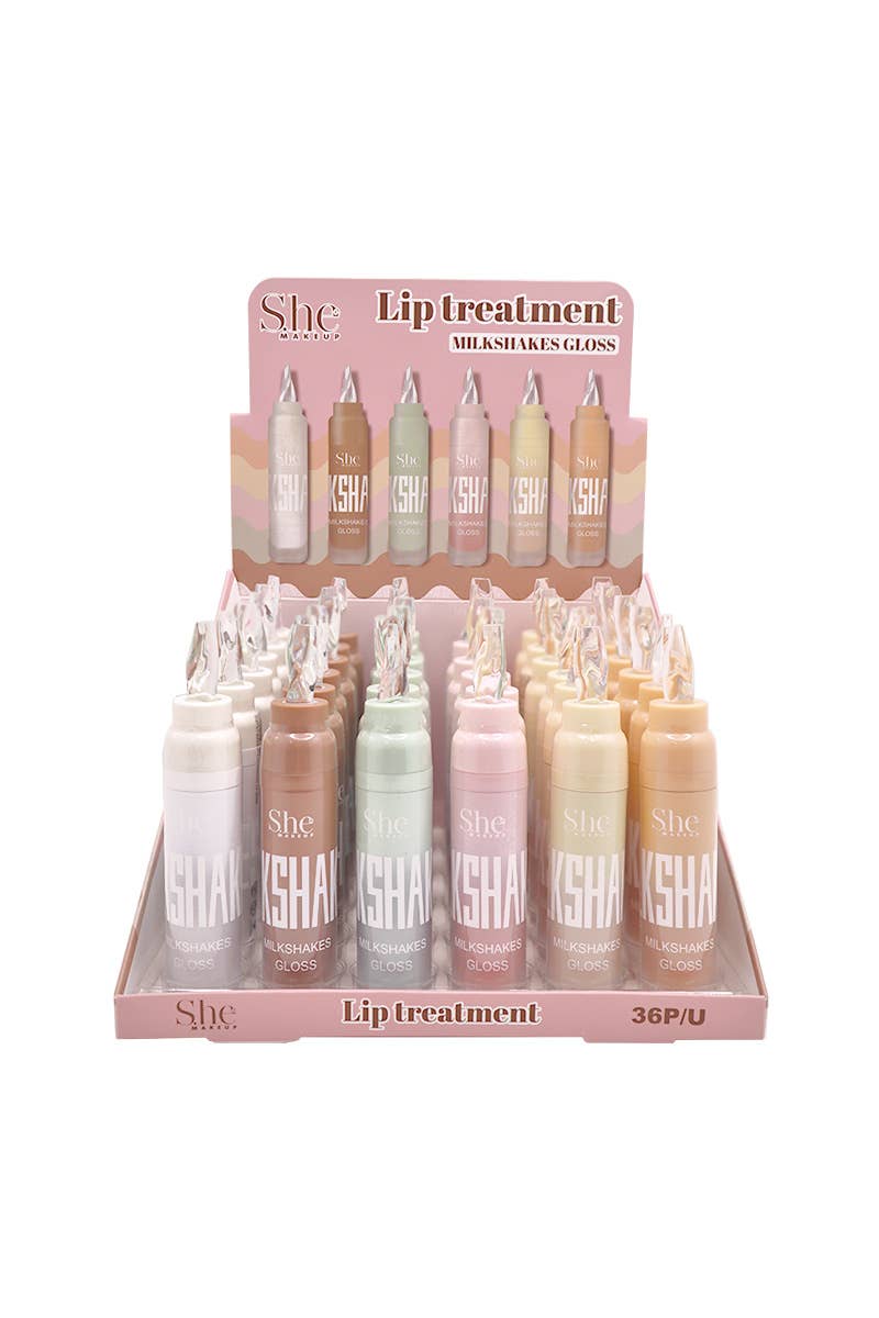 Makeup She LG21 Milkshakes Gloss Lip Treatment - 36 pcs