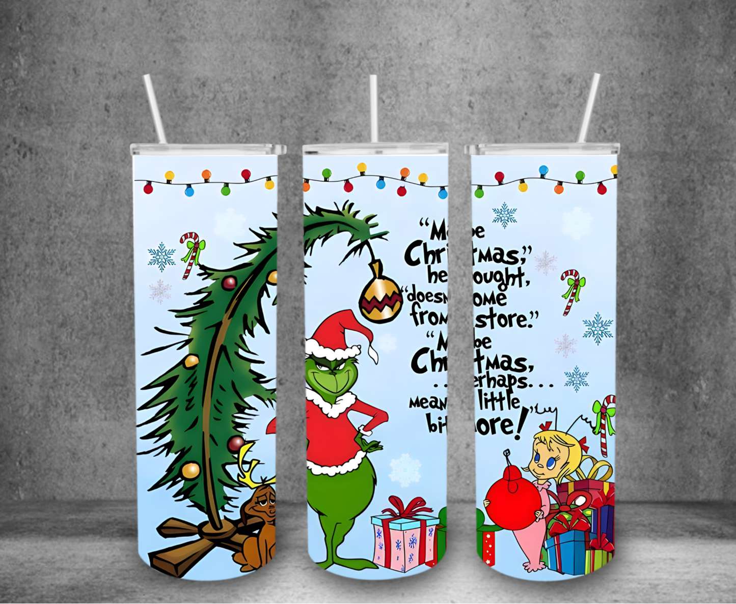 Maybe Christmas Means A Little Bit More Tumbler