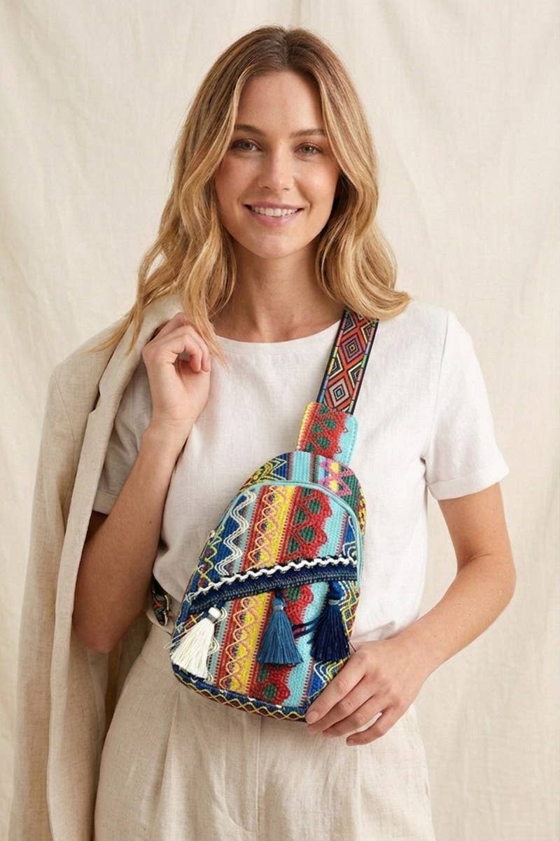 Boho Ethic Crossbody Sling Bag