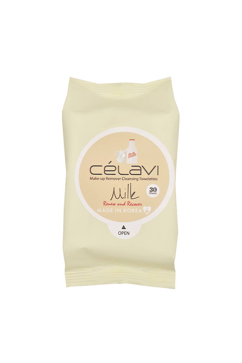 Celavi MT008 Milk Makeup Cleansing Towelette - 6pc
