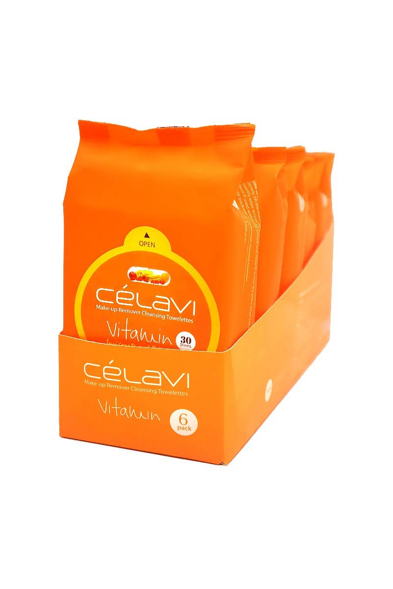 Celavi MT007 Vitamin Makeup Cleansing Towelette - 6pc