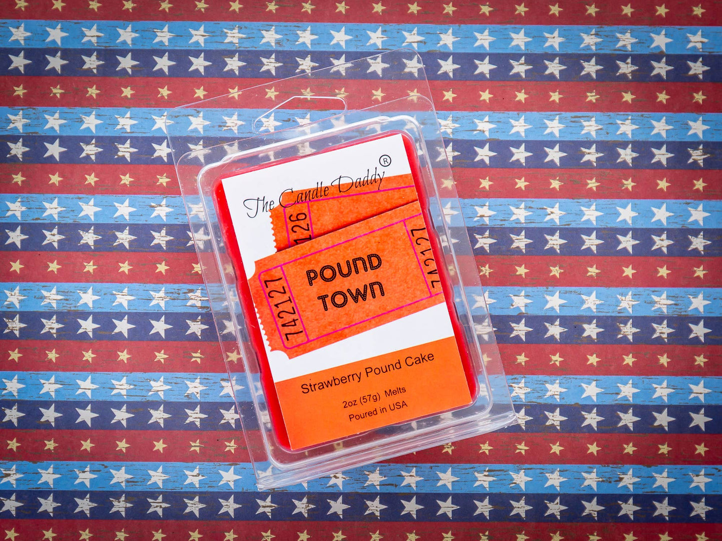 POUND TOWN - STRAWBERRY POUND CAKE SCENTED WAX MELT