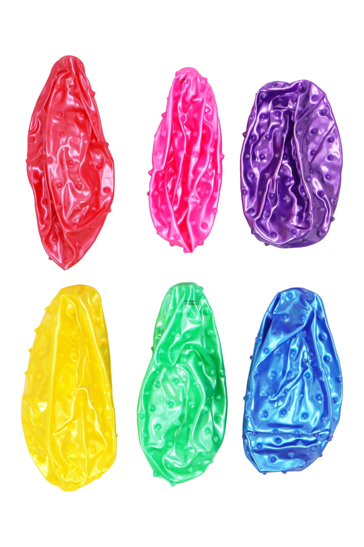 4.5 Inch Spiky Bouncy Knobby Balls - Deflated
