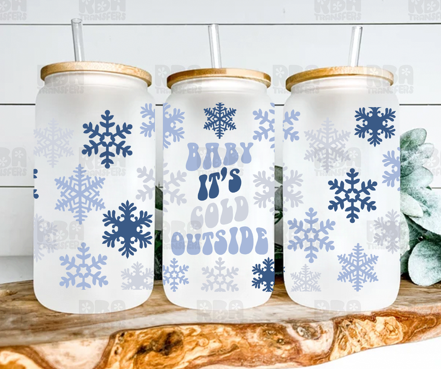 Baby It's Cold Outside Wrap UV DTF Sticker