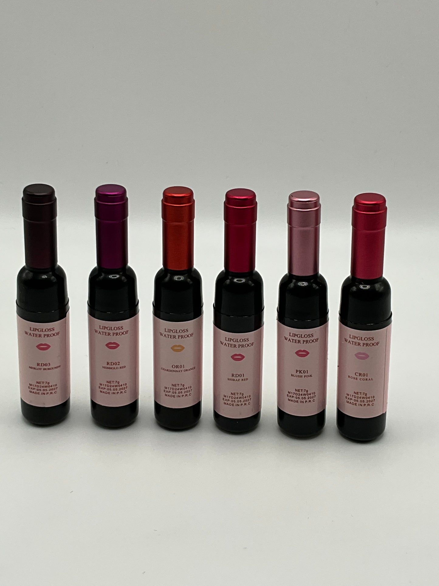 Wine colored lip tint