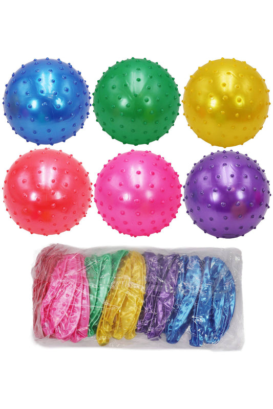 4.5 Inch Spiky Bouncy Knobby Balls - Deflated