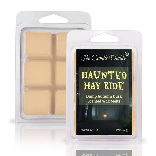 HAUNTED HAY RIDE - DAMP AUTUMN DUSK HALLOWEEN SCENTED WAX