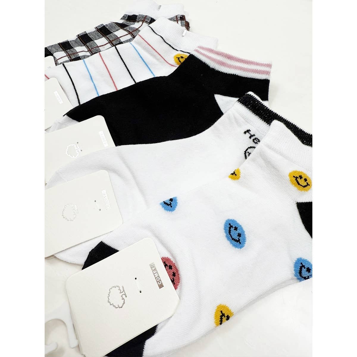 Assorted Smiley Designs All Year Long Socks