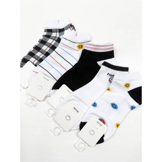 Assorted Smiley Designs All Year Long Socks