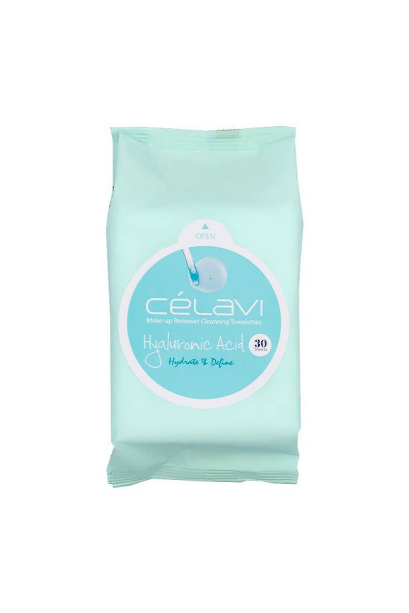 Celavi MT018 Hyaluronic Acid Makeup Cleansing Towelettes