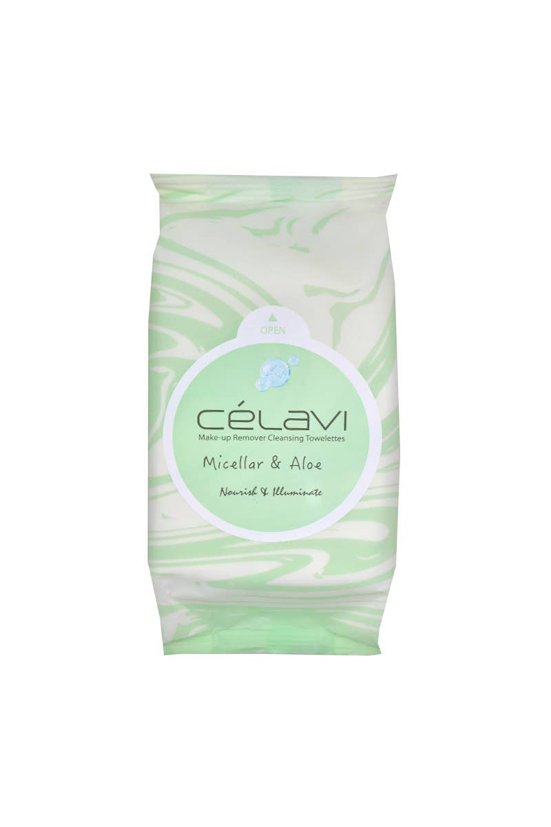 Celavi MT028 Micellar Aloe Make-up Cleansing Towelettes -6