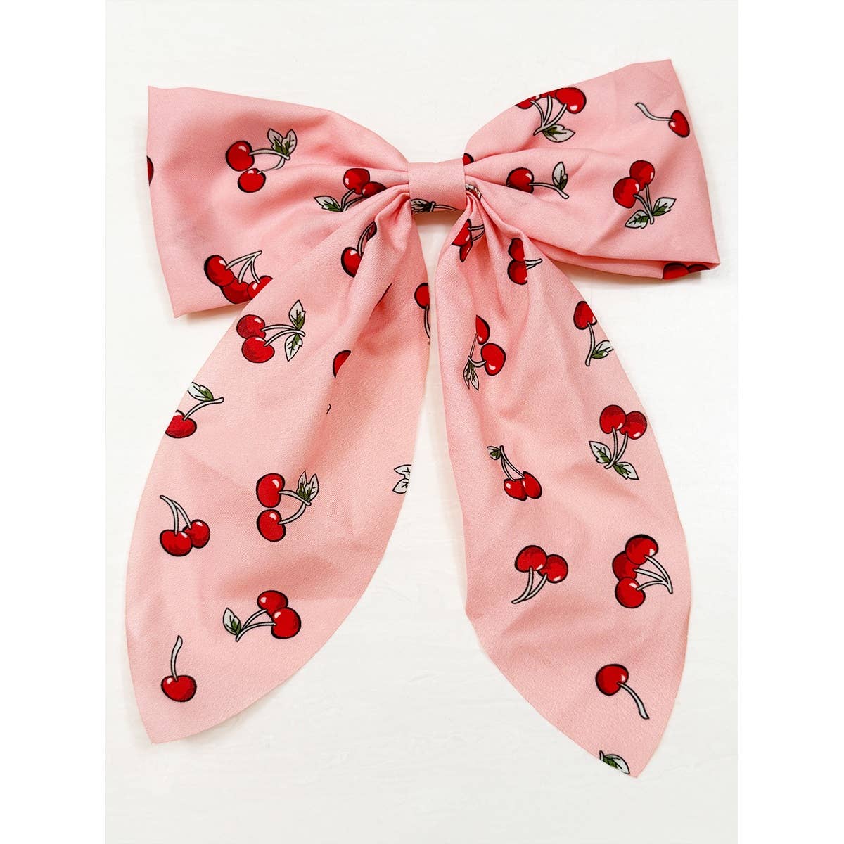 Mix Colors of Cherry Bow Hair Clips