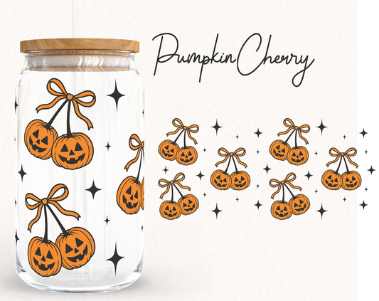 Pumpkin Cherry Wrap UV DTF Sticker