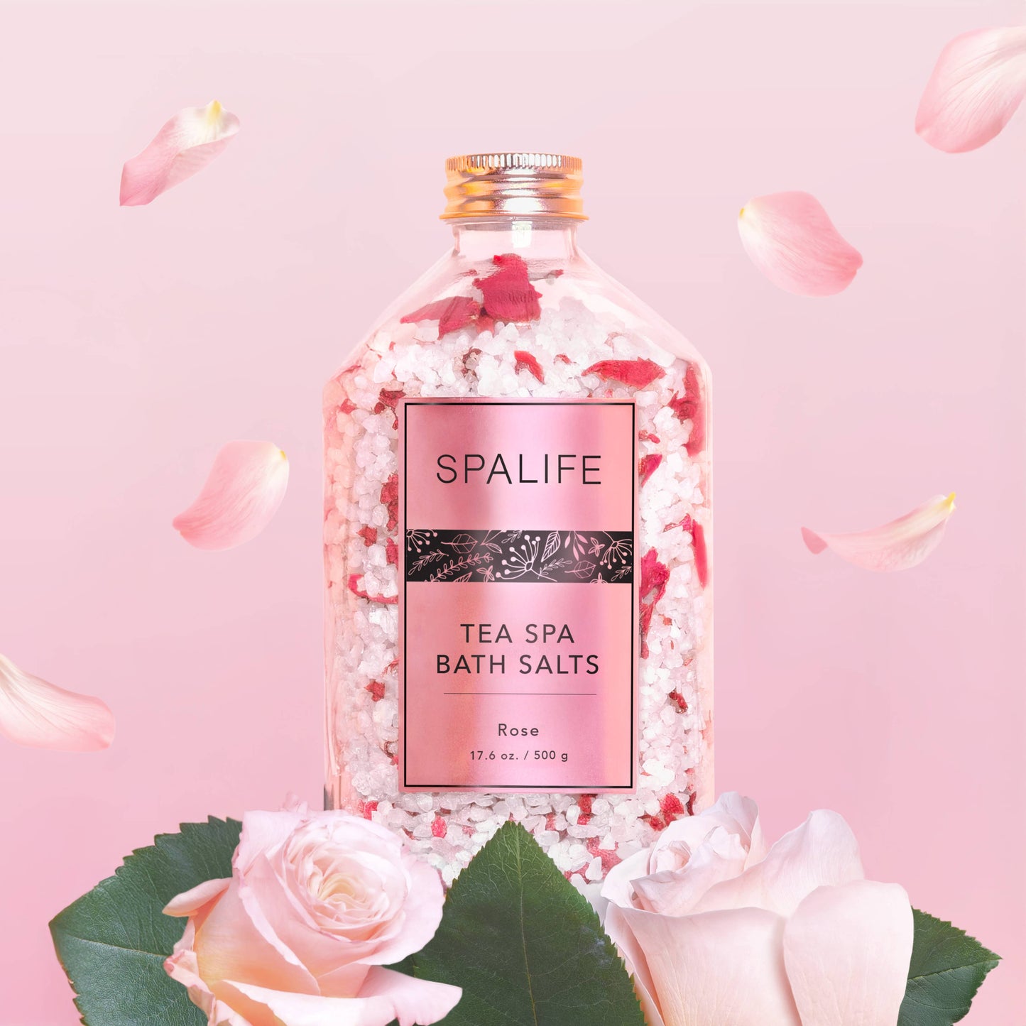 Petal-Infused Effervescent Mineral Bath Salts (Duo Pack)
