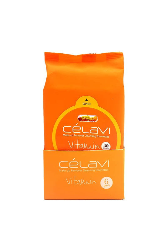 Celavi MT007 Vitamin Makeup Cleansing Towelette - 6pc