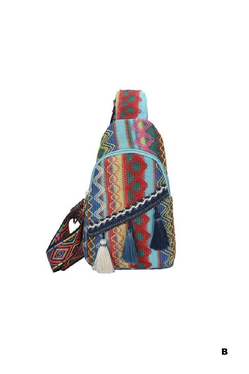 Boho Ethic Crossbody Sling Bag