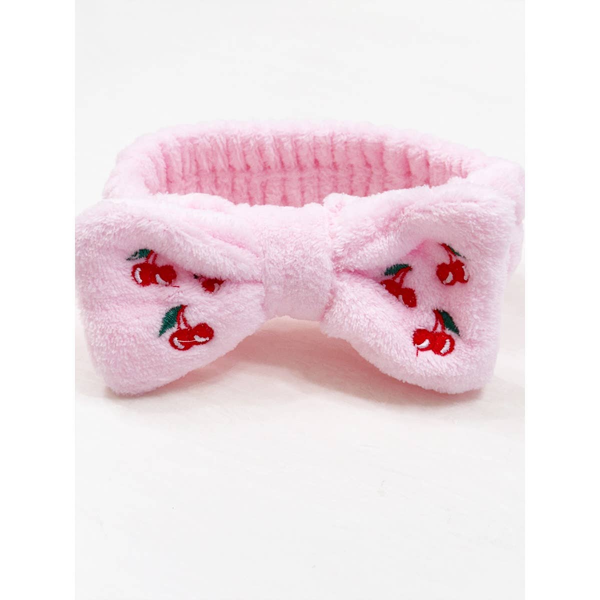 Cherry Embroidery Everyday Facial Spa Headband