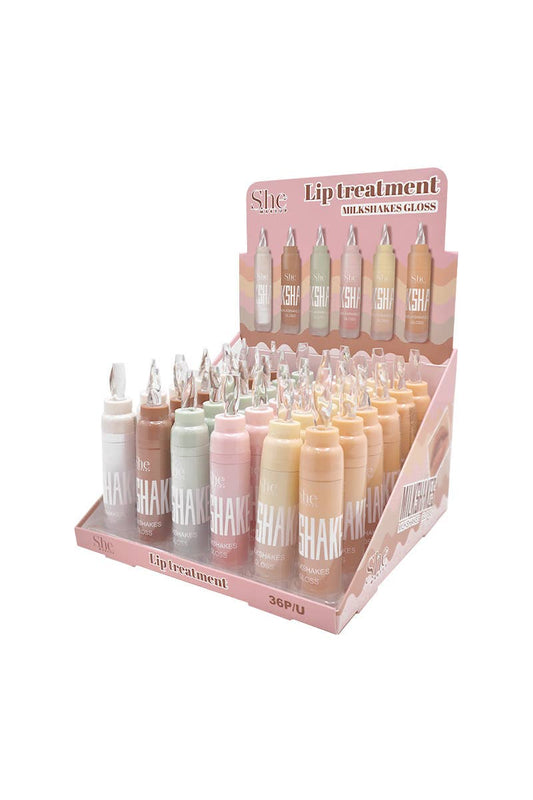Makeup She LG21 Milkshakes Gloss Lip Treatment - 36 pcs