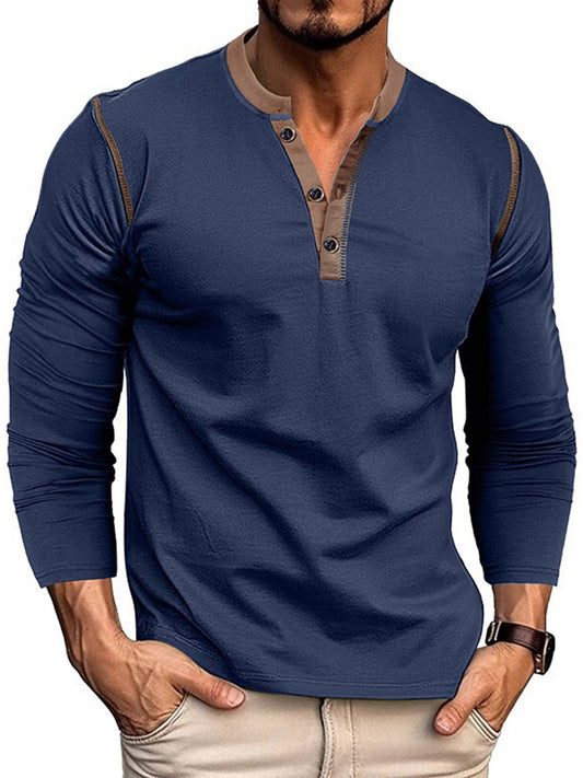 Long Sleeved Henry T-shirt