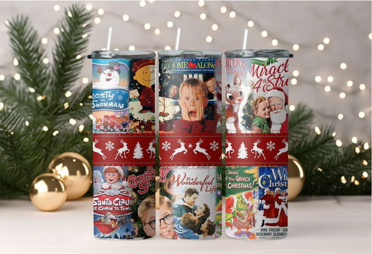 Nostalgia Christmas Movies Tumbler