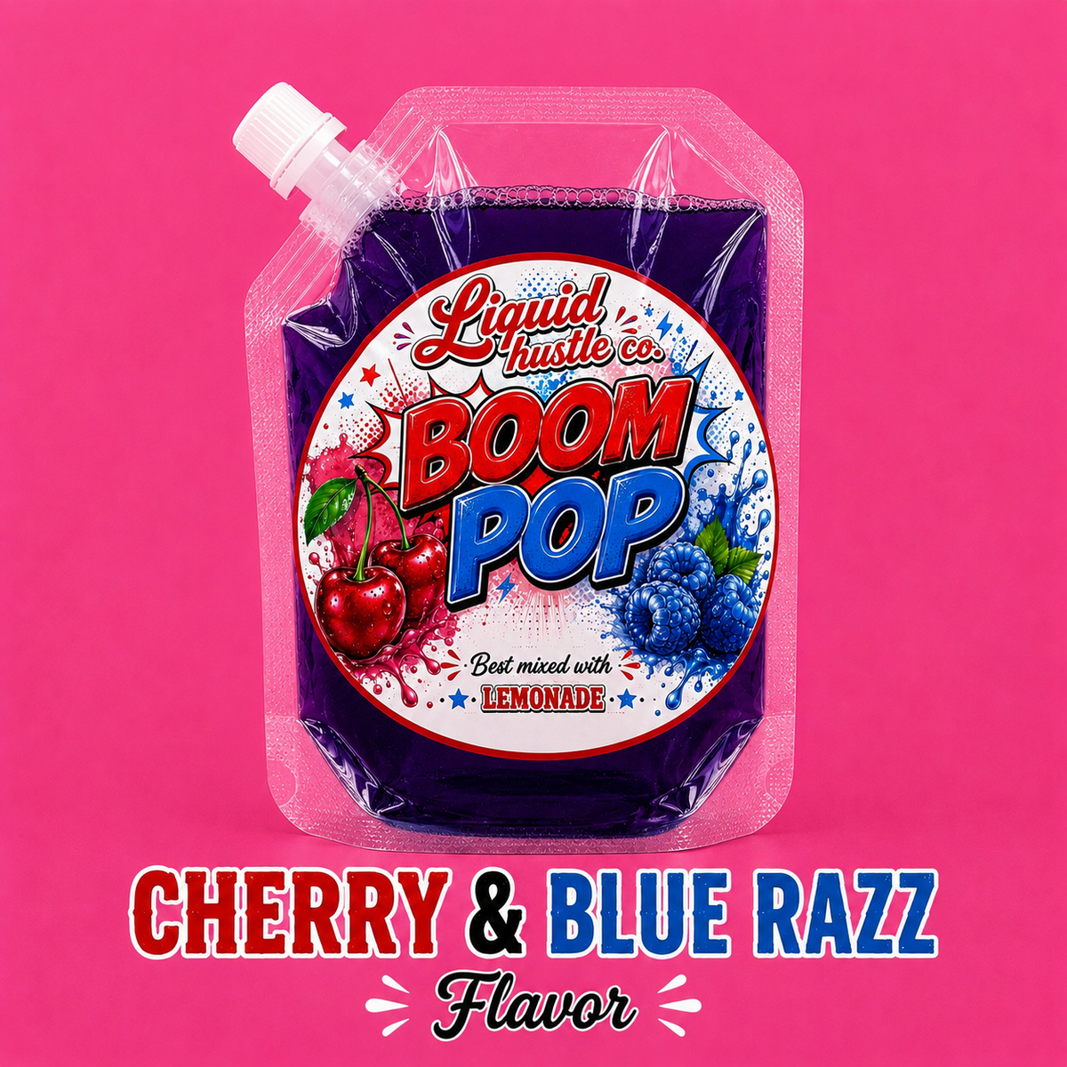 Boom Pop Flavored Lemonade Packet