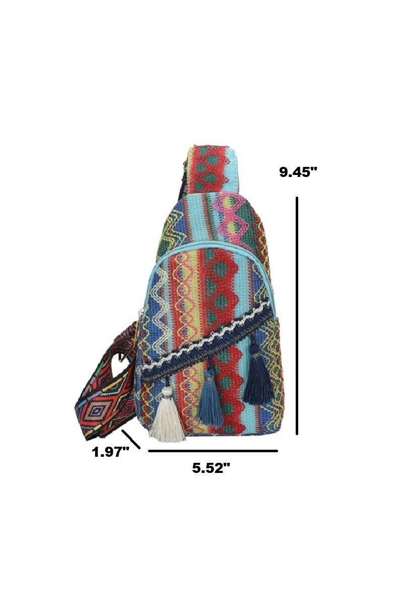 Boho Ethic Crossbody Sling Bag