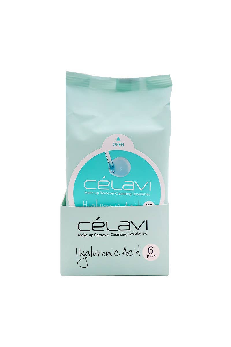 Celavi MT018 Hyaluronic Acid Makeup Cleansing Towelettes