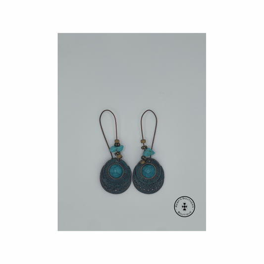 (Discounted) Western turquoise earrings