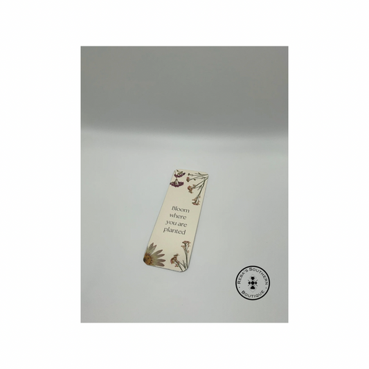 Bloom where you are planted bookmark