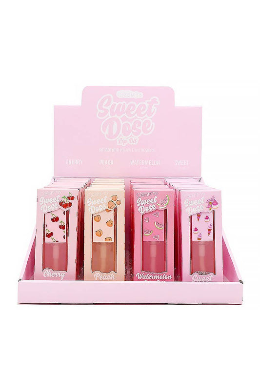 Beauty Creations LOBS-DISPLAY Sweet Dose Lip Oil - 24pc