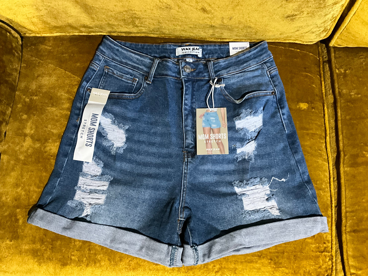 Wax jean collection denim shorts plus size