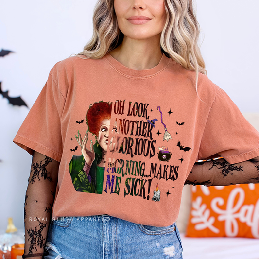 Oh Look Another Glorious Morning Full Color Transfer