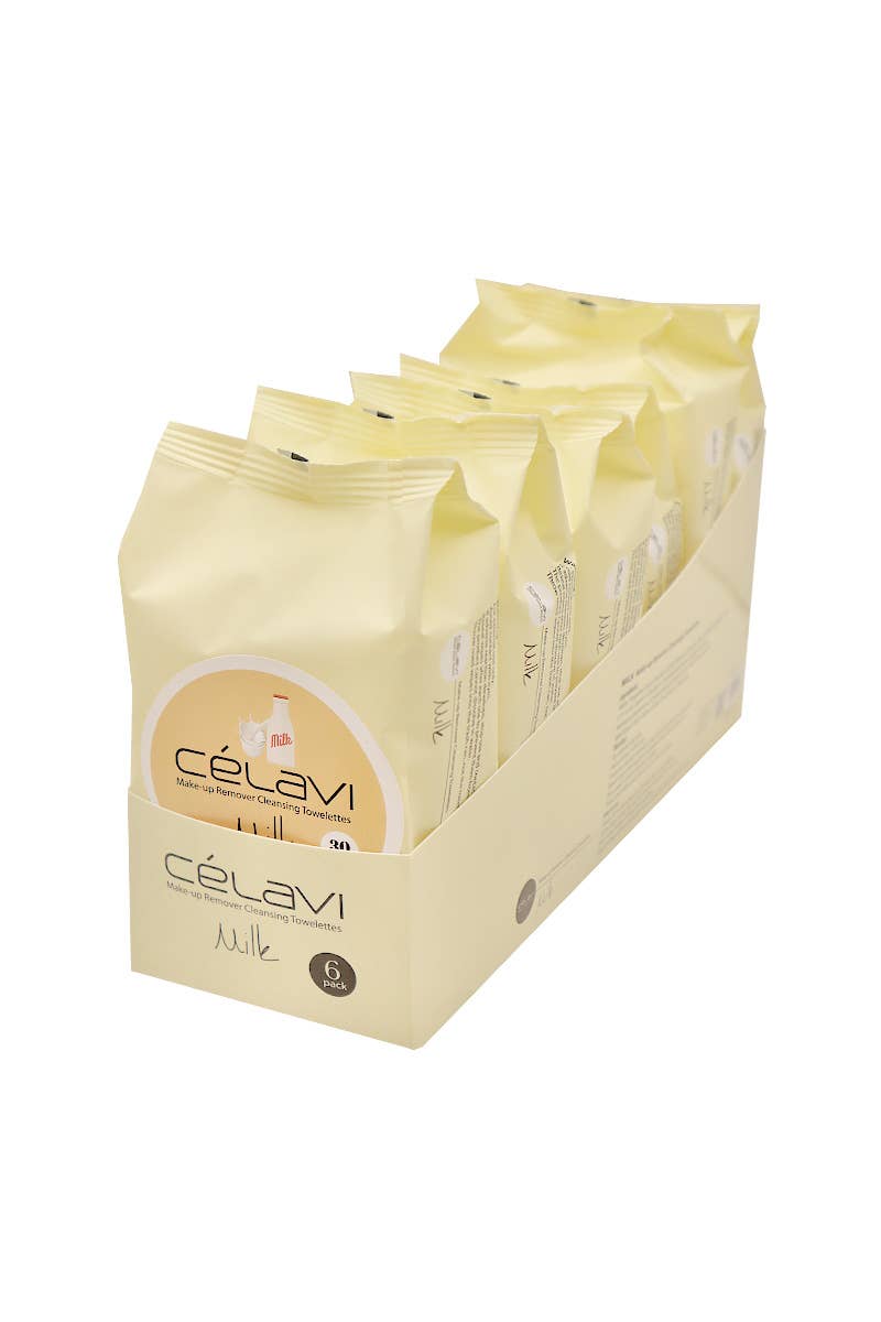 Celavi MT008 Milk Makeup Cleansing Towelette - 6pc