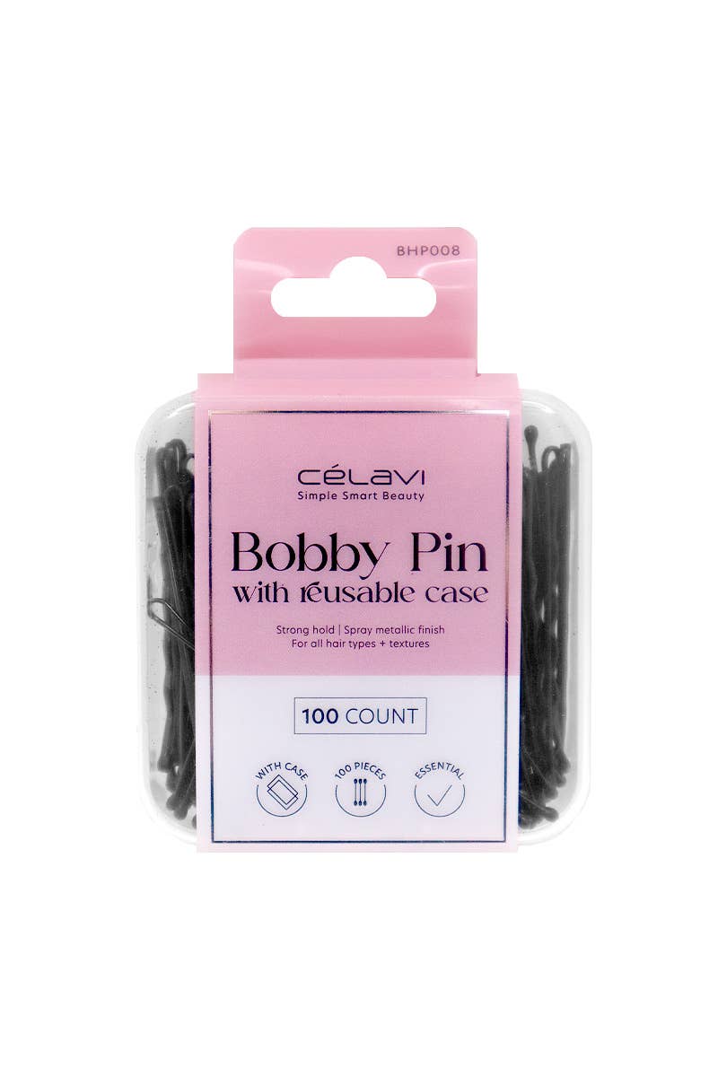 Celavi BHP008 Bobby Pin with Reusable Case- 12
