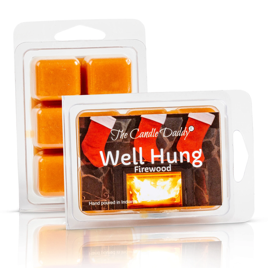 WELL HUNG - CHRISTMAS FIREPLACE SCENTED WAX MELT CUBES