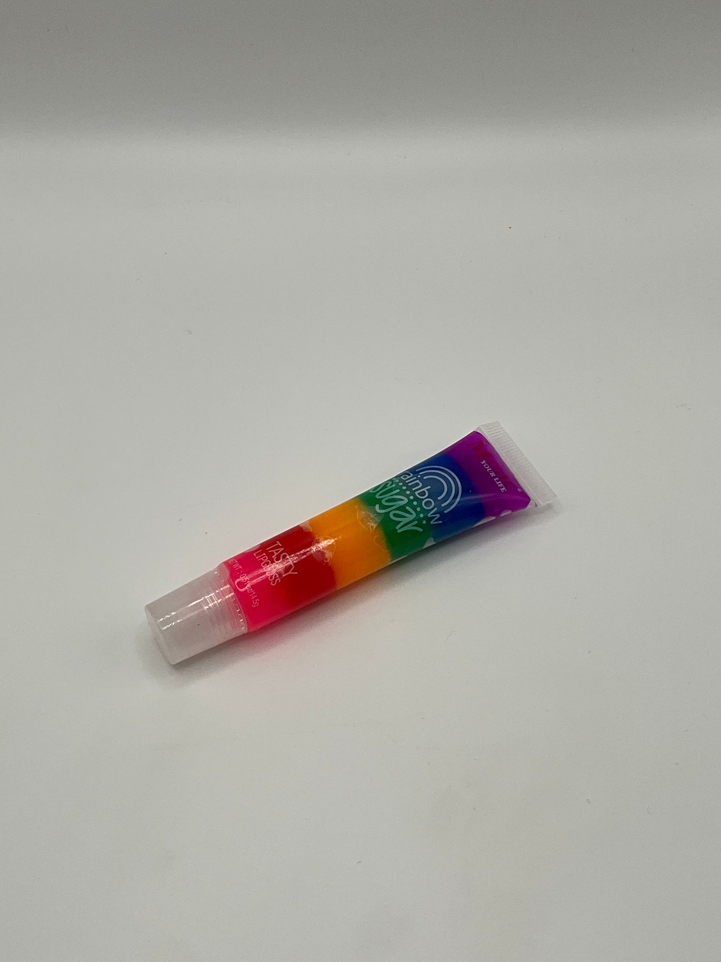 Magic rainbow sugar lip gloss