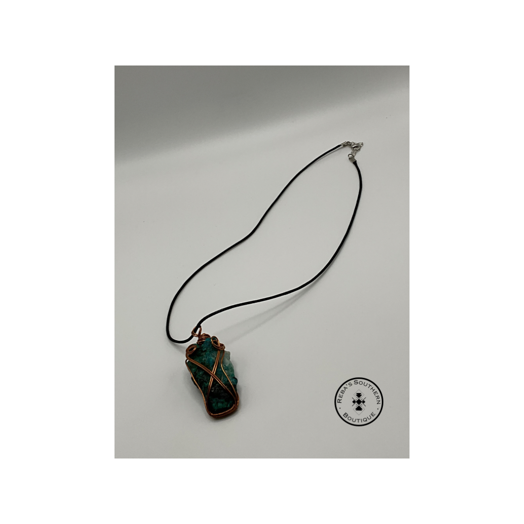 Turquoise stone necklace