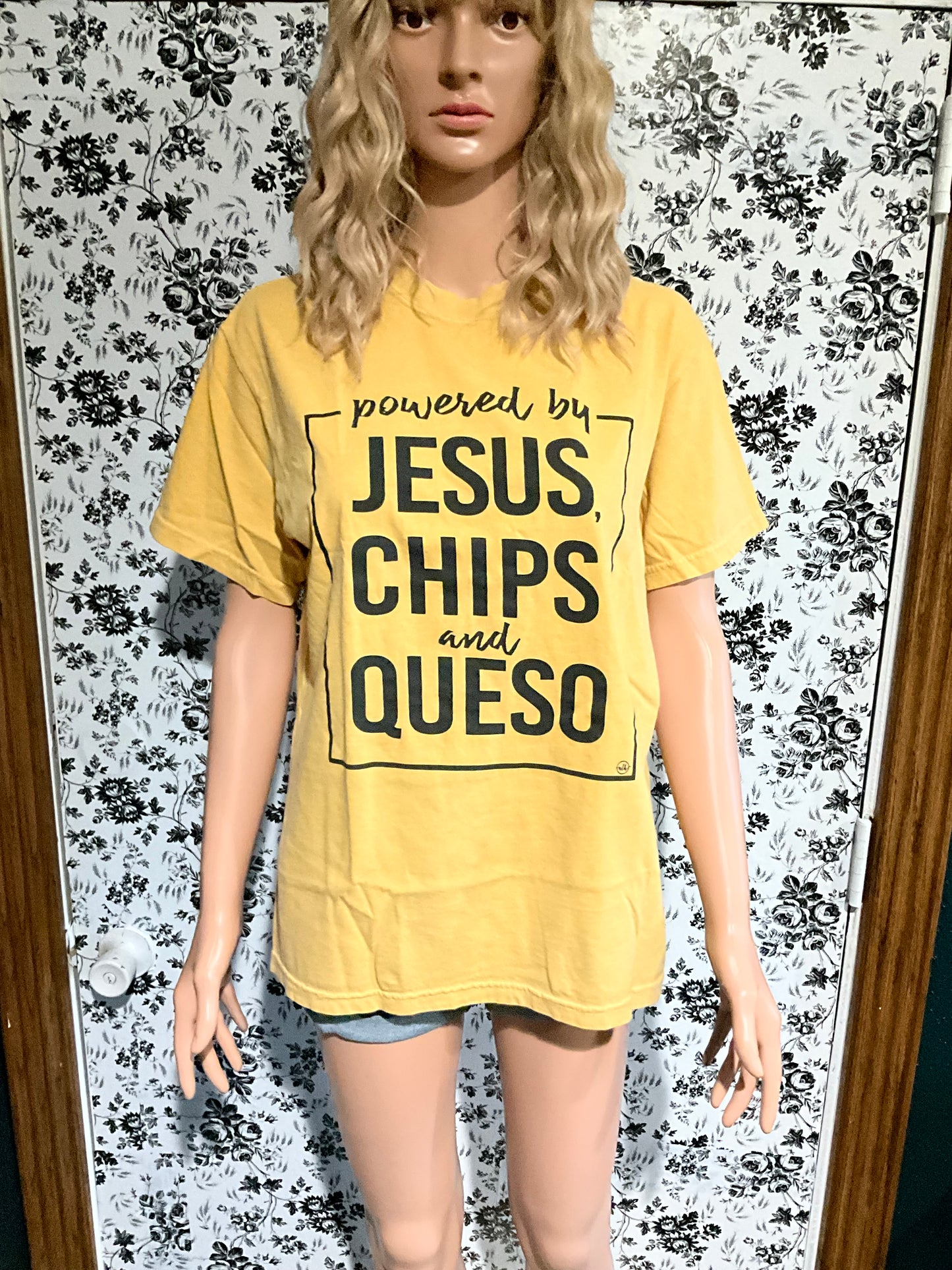 Powered by Jesus chips and queso