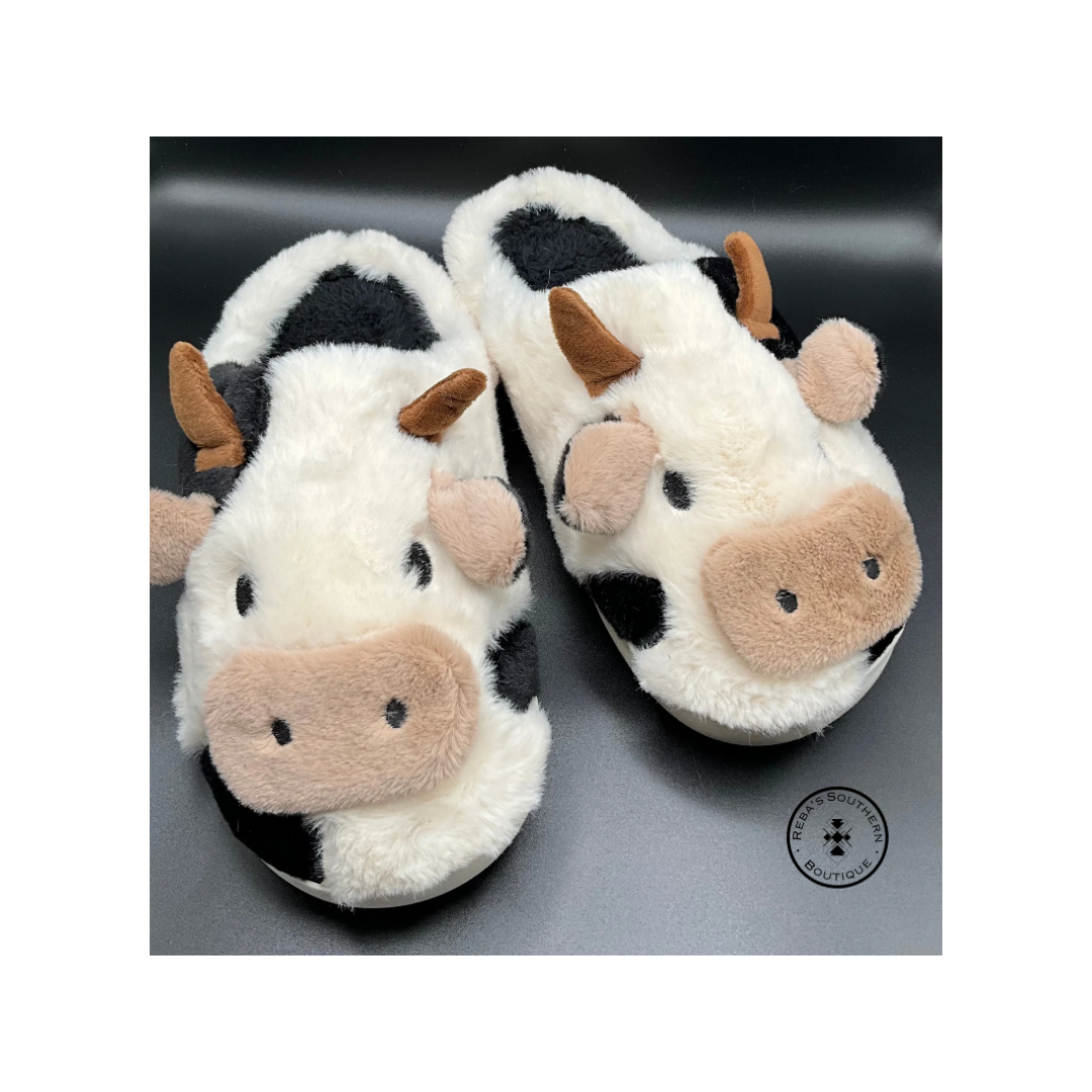 Cow slippers